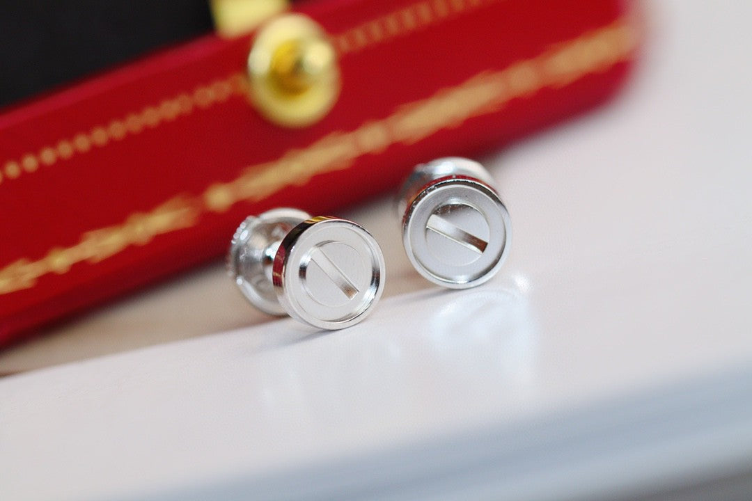 Love Earrings for Women 18k Gold-Plated, Sterling Silver Earrings With Gift Box and Accessories