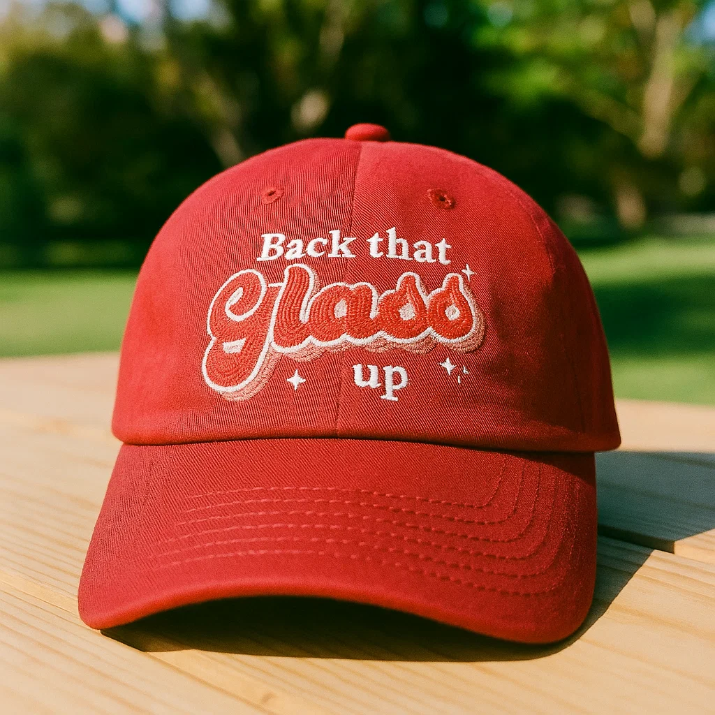Back That Glass Up Embroidered