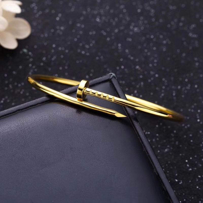 JUSTE BRACELET 2.5MM, Small Version 18K Gold Plated Bracelet Gift For Her