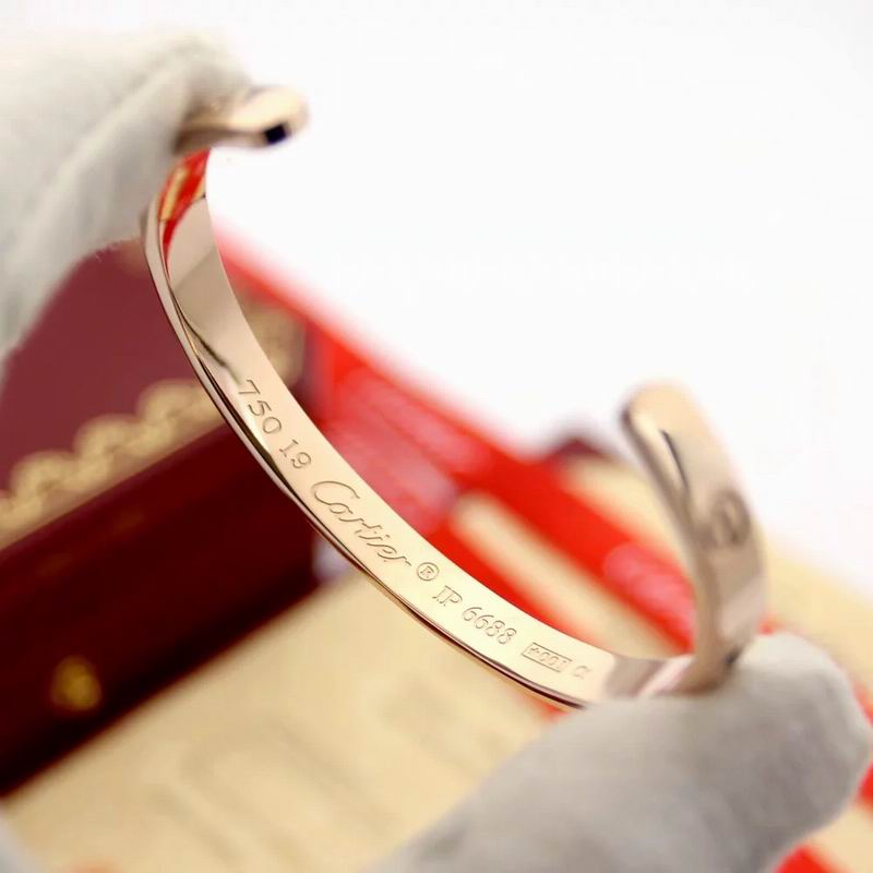 Sterling Silver Love Bracelet Open Cuff Diamonds - Elegant 925 Silver Bracelet Jewelry Gift