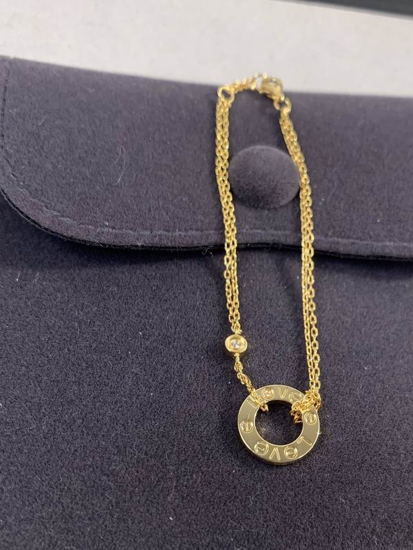 LOVE BRACELET 2 DIAMONDS – Handmade 925 Sterling Silver Jewelry for Everyday Wear