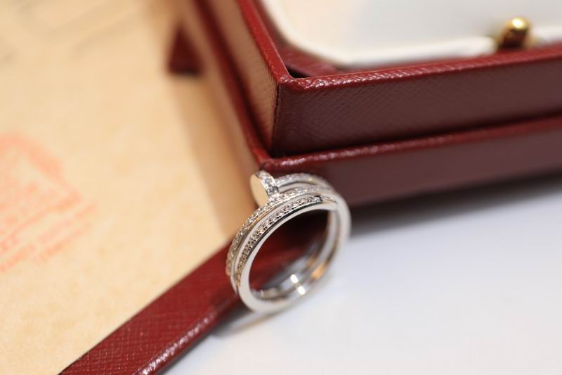 JUSTE RING 1.8MM GOLD PLATED DOUBLE ROW FULL DIAMONDS