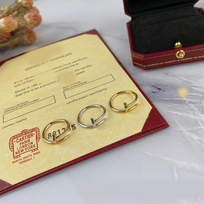 JUSTE RING 2.65MM GOLD, 18K Gold Plated Ring with Gift Box