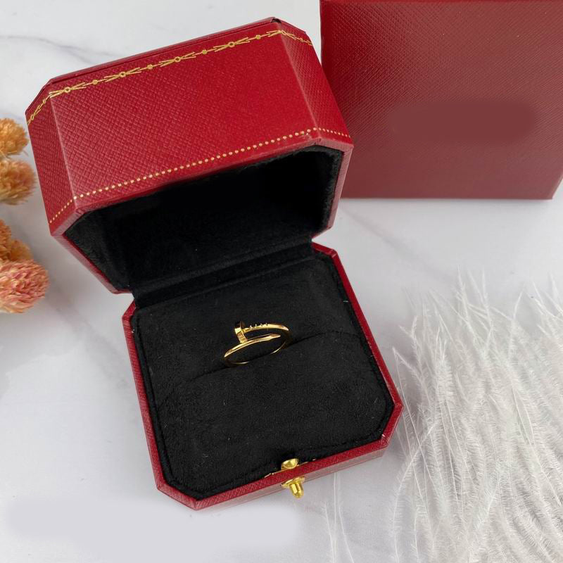 JUSTE RING 2.65MM GOLD, 18K Gold Plated Ring with Gift Box