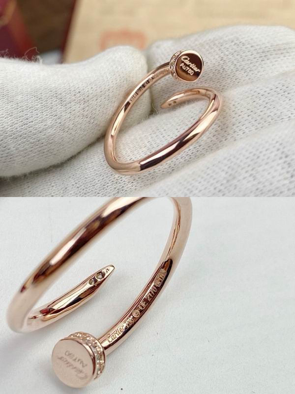 JUSTE RING 2.65MM GOLD DIAMOND, 18K Gold Plated Ring with Gift Box