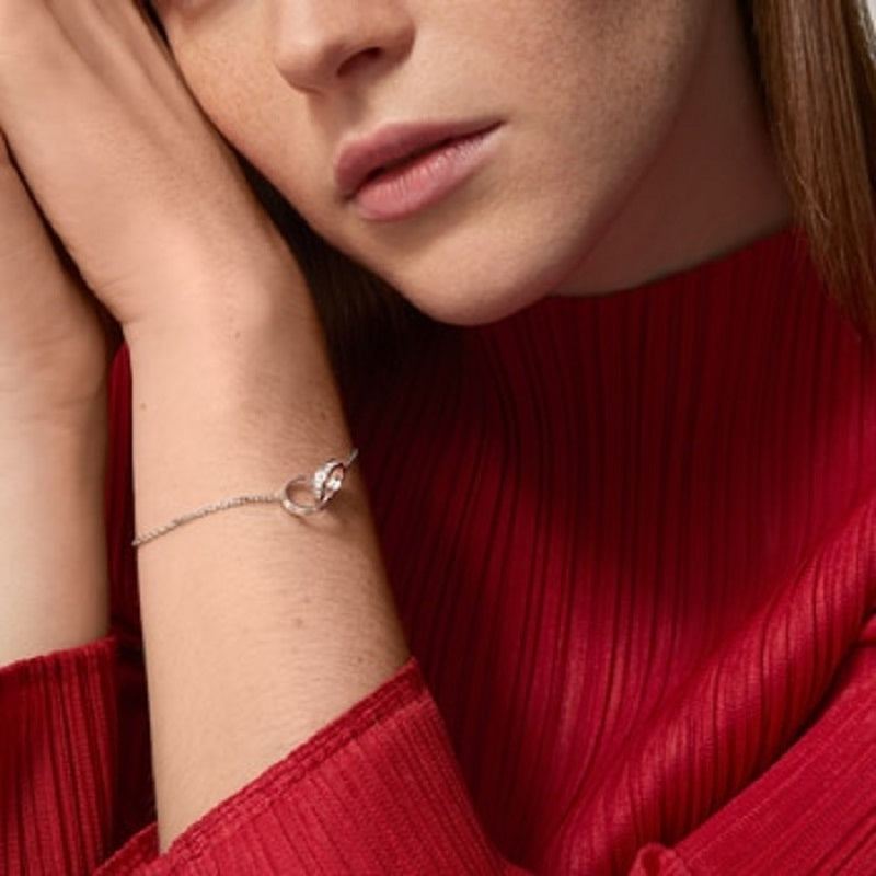 LOVE BRACELET DOUBLE RING Bracelet for Women – Elegant 925 LOVE BRACELET