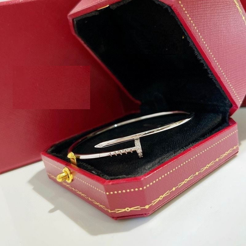 JUSTE BRACELET 2.5MM DIAMONDS, Sterling Silver Bracelet for Women