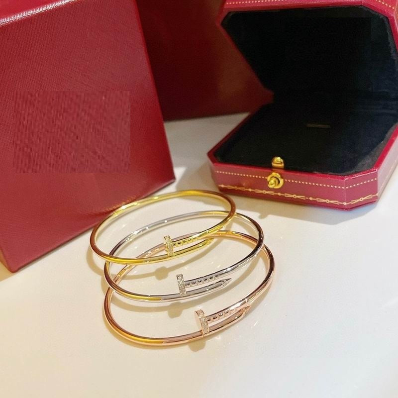 JUSTE BRACELET 2.5MM DIAMONDS, Sterling Silver Bracelet for Women