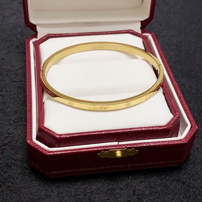 LOVE Bracelet 3.65MM No Stone, 925 Sterling Silver Bracelet With Original Gift Box