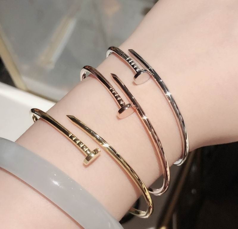 JUSTE BRACELET 2.5MM, Small Version 18K Gold Plated Bracelet Gift For Her