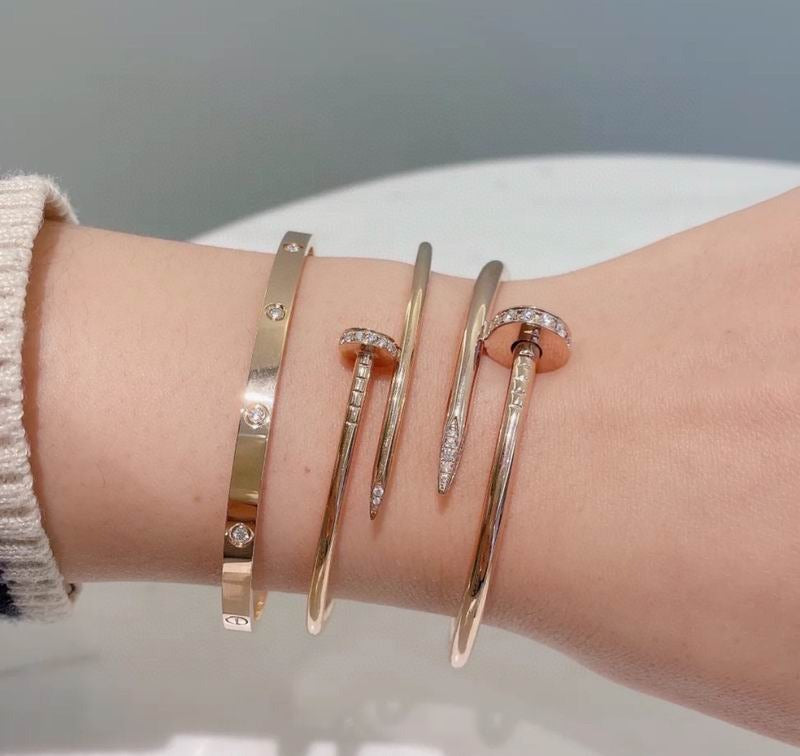 JUSTE BRACELET 2.5MM DIAMONDS, Sterling Silver Bracelet for Women