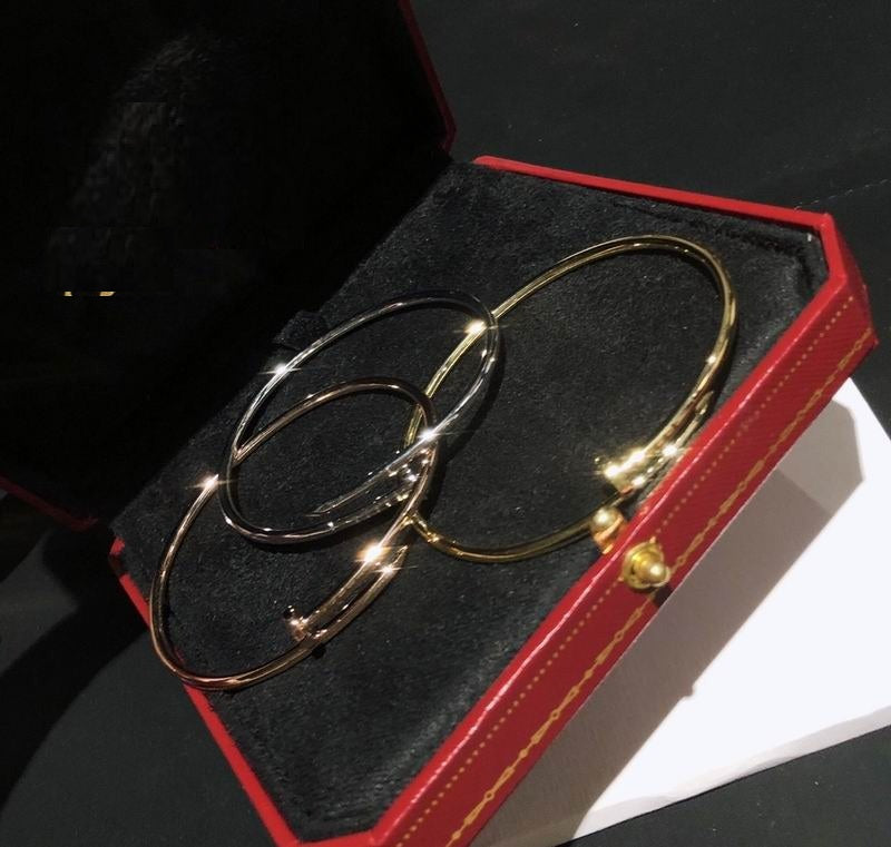 JUSTE BRACELET 2.5MM, Small Version 18K Gold Plated Bracelet Gift For Her