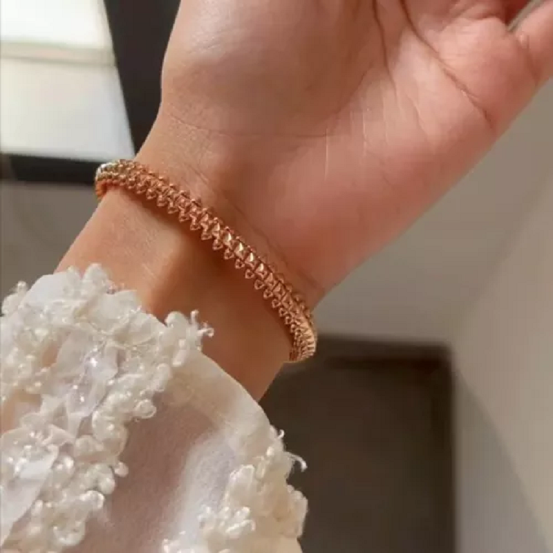 CLASH Sterling Silver Bracelet for Women, Elegant 925 Silver Chain Jewelry Gift